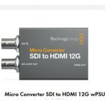 Blackmagic Micro Converter SDI to HDMI 12G Wpsu