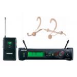 舒尔(Shure)  SLX14/WBH54T 微型无线头戴式超心形电容话筒 (皮肤色头戴)
