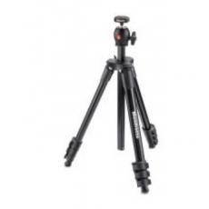 曼富图(Manfrotto) MKCOMPACTLT-BK Compact Light  4节铝合金三脚架球型云台套装(黑色新型顶板)