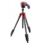 曼富图(Manfrotto) MKCOMPACTACN-RD Compact Action铝合金三脚...