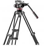 曼富图(Manfrotto) MVH502A,546BK-1 MVH502A+546BK双管三脚架套装(中置)