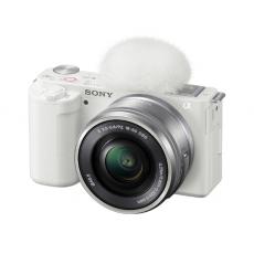 索尼(SONY) ZV-E10 标准镜头 E PZ 16-50mm F3.5-5.6 OSS套装 白色 (ZV-E10L)