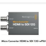 Blackmagic Micro Converter HDMI to SDI 12G Wpsu